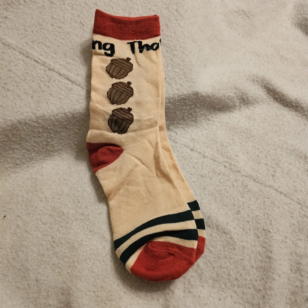 New Set Of Three Fall Squirrel Themed Socks